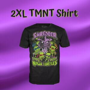 TMNT Teenage Mutant Ninja Turtles Shredder Funko Pop T-Shirt Size 2XL